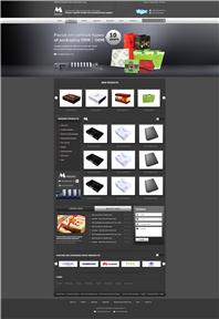 東莞市明美印刷英文網站建設案例