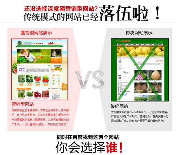 模板型網站的危害