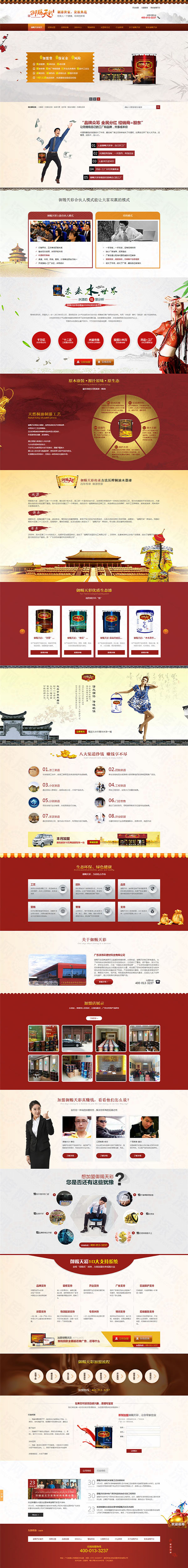 廣東涂飾彩建材科技營銷型網站案例