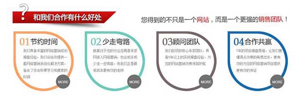 和深度網(wǎng)合作做營(yíng)銷型網(wǎng)站優(yōu)勢(shì)所在