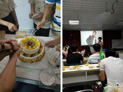 深度網生日晚會現場